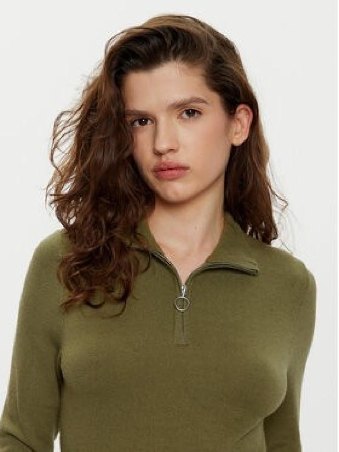 Vero Moda Sweter Happiness 10317993 Zielony Slim Fit