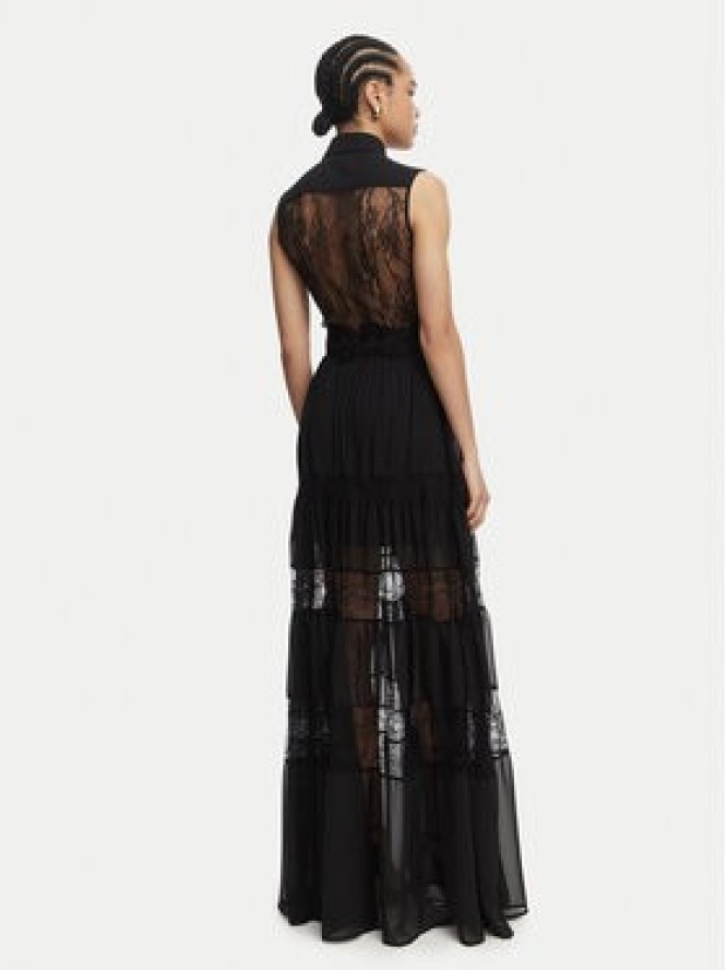 Babylon Sukienka wieczorowa EL0702 Czarny Regular Fit