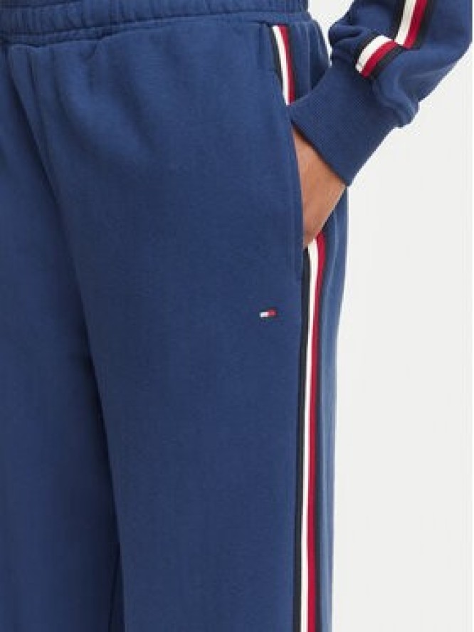 Tommy Hilfiger Spodnie dresowe UW0UW06628 Niebieski Wide Leg
