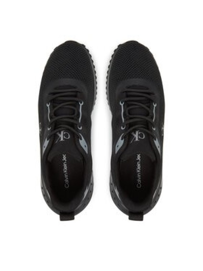 Calvin Klein Jeans Sneakersy Eva Runner L-Up Mix Mesh Logo Ck YW0YW01851 Czarny