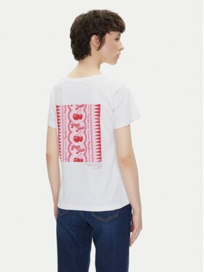 Pepe Jeans T-Shirt Rosey PL506070 Biały Regular Fit