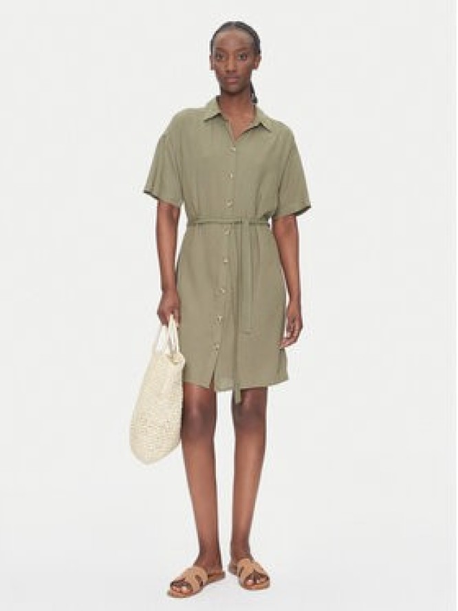 Vero Moda Sukienka koszulowa Thea 10333791 Zielony Loose Fit