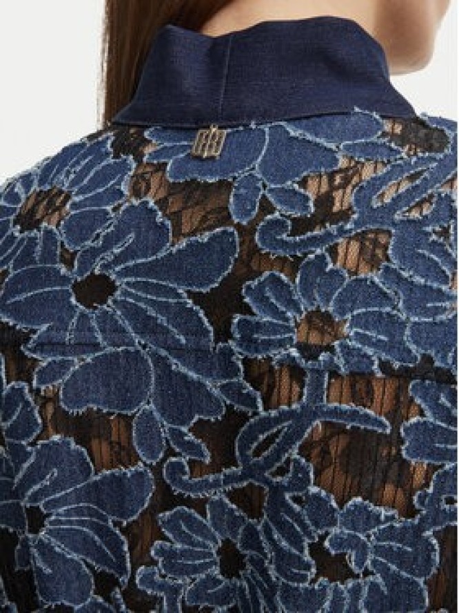 Fracomina Sukienka jeansowa FR26WD4004D475G1 Granatowy Regular Fit