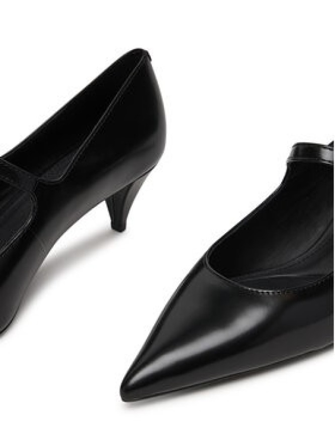 Tommy Hilfiger Szpilki Low Pump Abrasivato FW0FW09321 Czarny