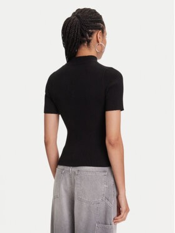 Miss Sixty Golf 6S1RJ37100 Czarny Slim Fit