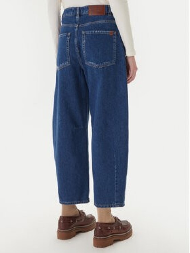 Weekend Max Mara Jeansy Douglas 2525186022 Granatowy Baggy Fit