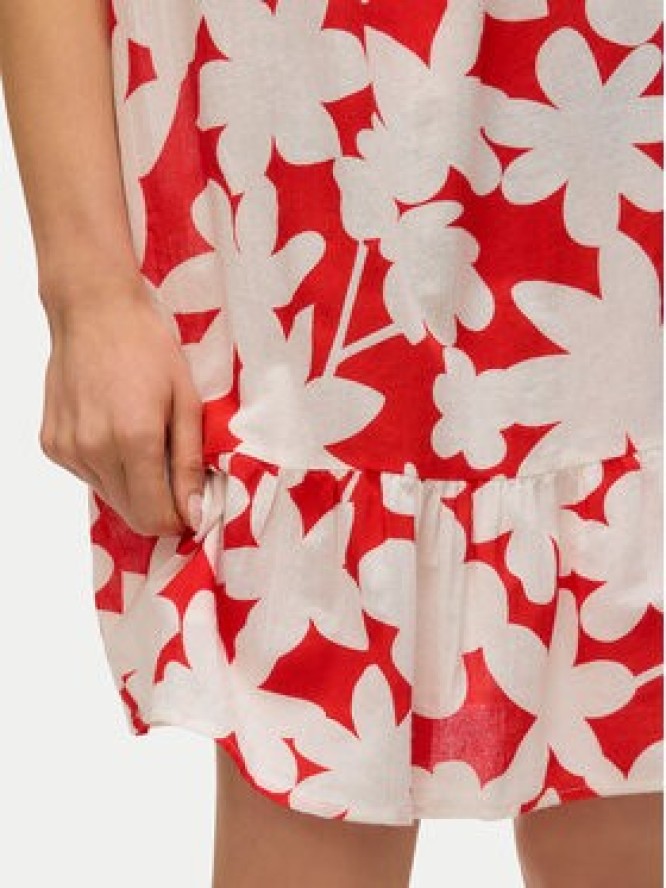 Vero Moda Sukienka letnia Dicthe 10323634 Czerwony Regular Fit
