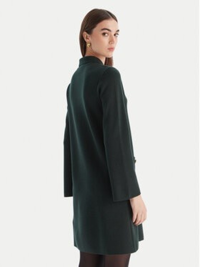 Luisa Spagnoli Sukienka dzianinowa Magilla 100109 Zielony Regular Fit