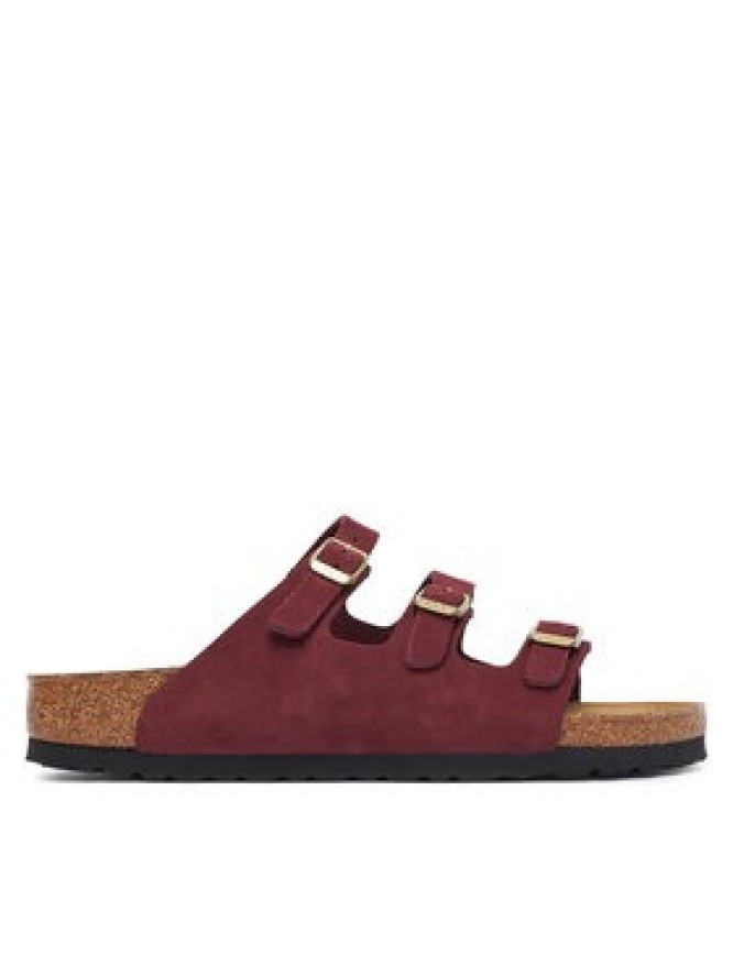 Birkenstock Klapki Florida 1033172 Bordowy