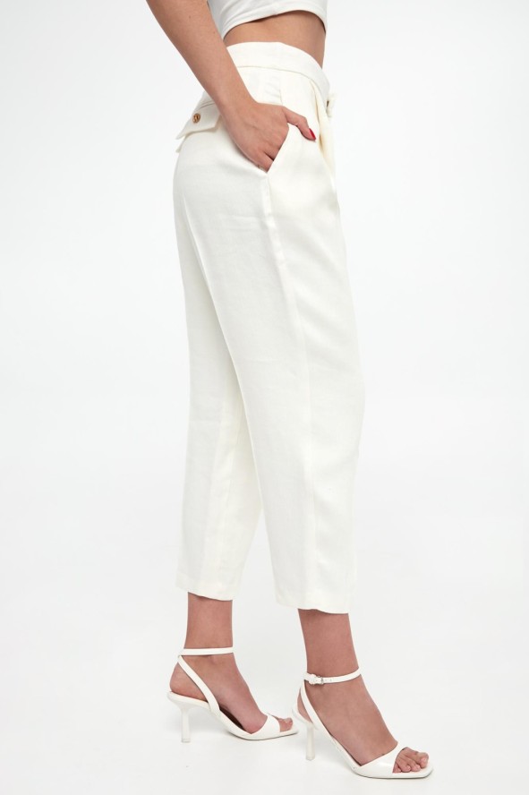 Spodnie damskie lniane ELISABETTA FRANCHI