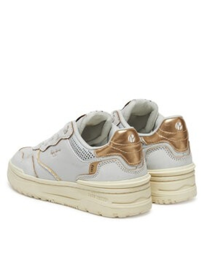 Pepe Jeans Sneakersy Chester Distress W PLS00033 Biały