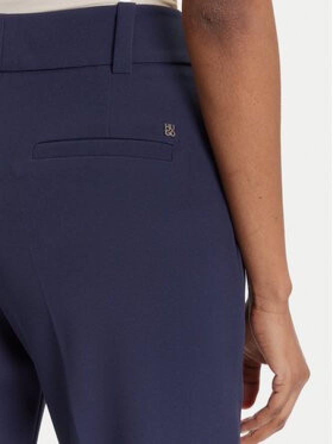 HUGO Spodnie materiałowe Hedima-1 50544742 Granatowy Slim Fit