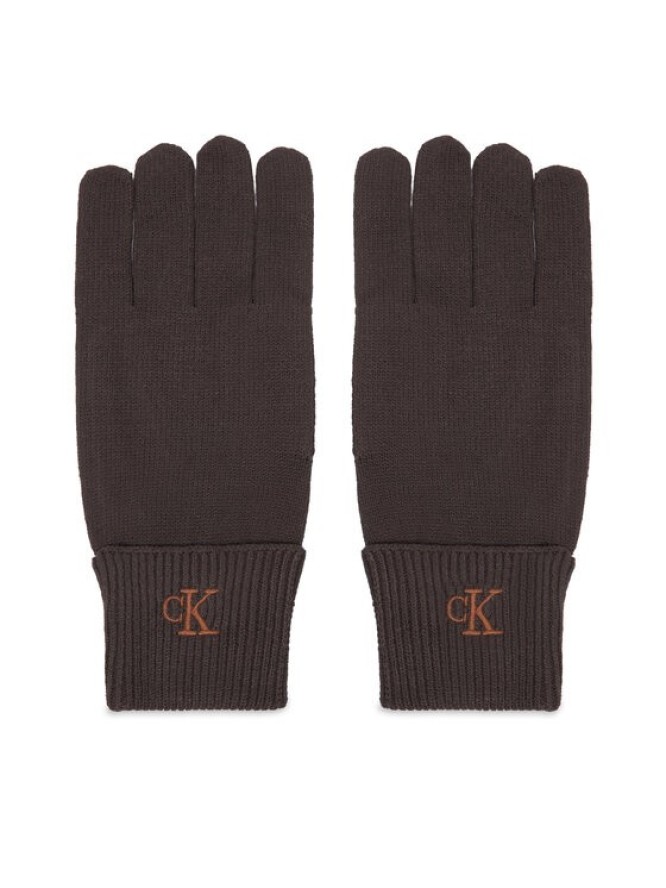 Calvin Klein Rękawiczki LV14F8021G Brązowy ciemny