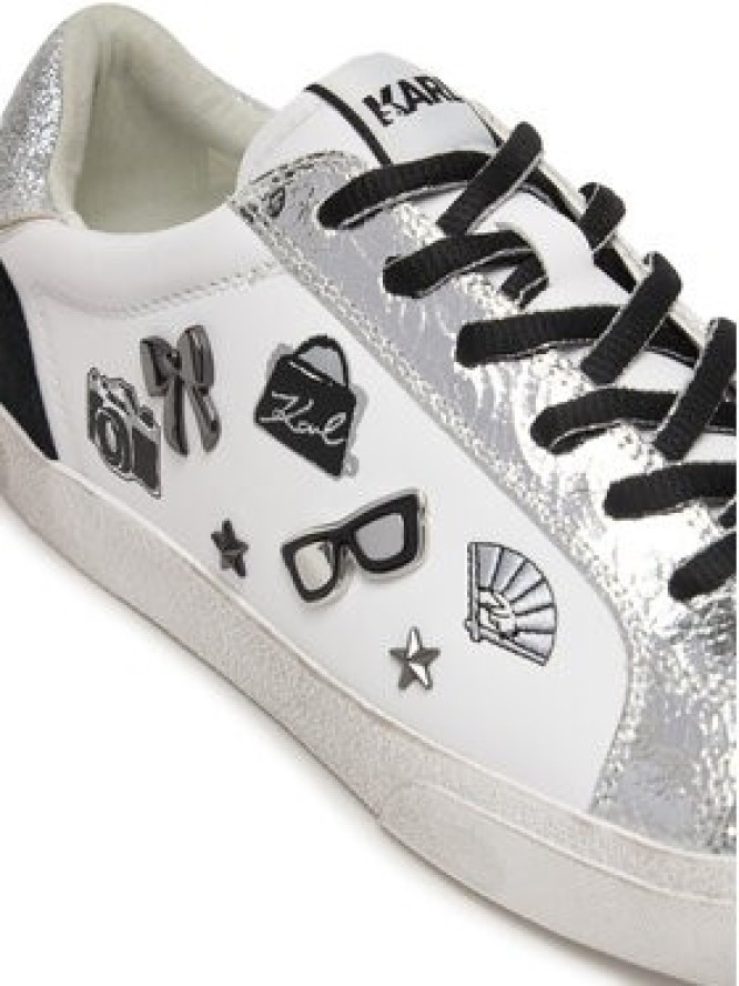 KARL LAGERFELD Sneakersy KL60118E Biały