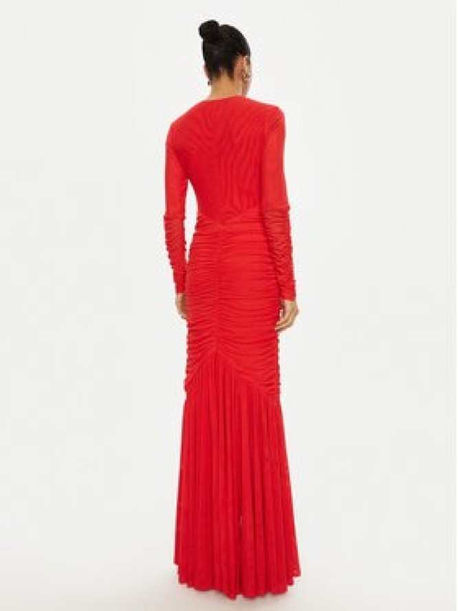 ROTATE Sukienka wieczorowa 114439 Czerwony Regular Fit