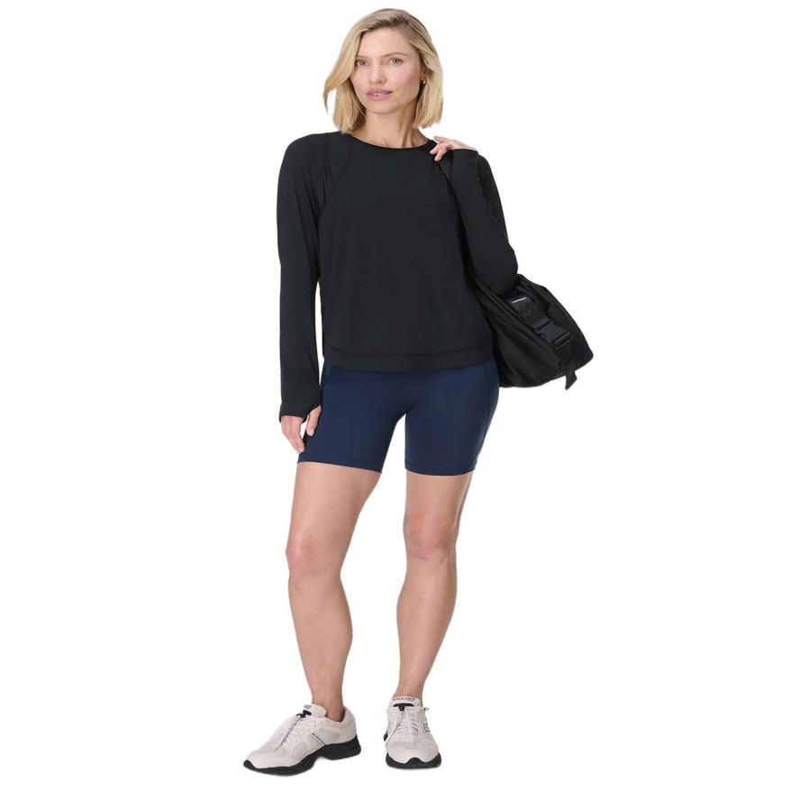 Haut à Manches Longues en Maille Sweaty Betty Breathe Easy