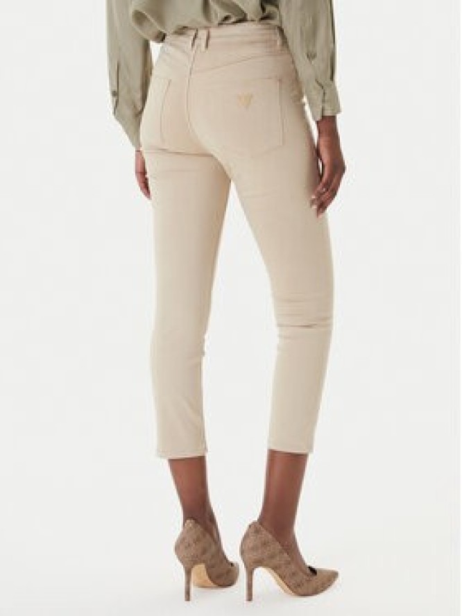 Guess Jeansy W5GA91 W93CM Beżowy Skinny Fit