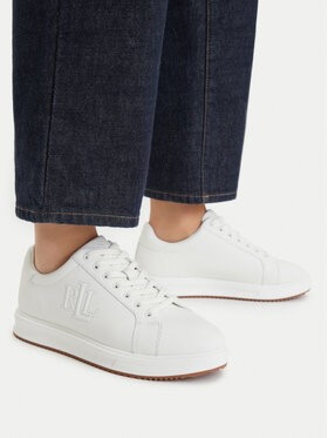 LAUREN RALPH LAUREN Sneakersy Ainsley Sk Ltl 802959228001 Biały