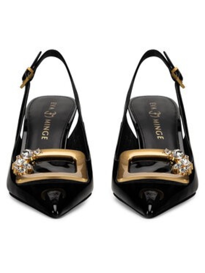 Eva Minge Czółenka SUN-V1560-48 Czarny