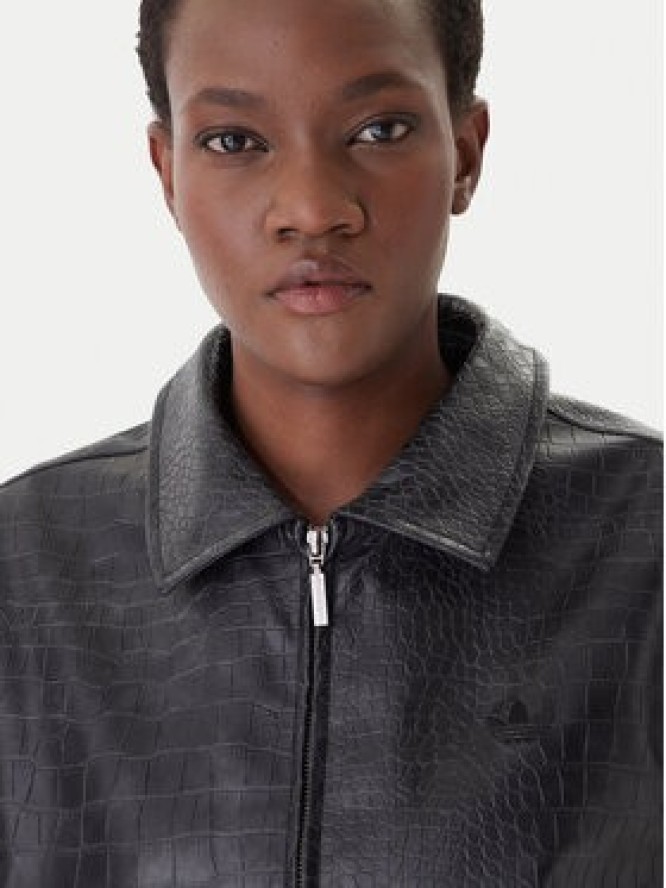 adidas Kamizelka Pleather KE5033 Czarny Oversize