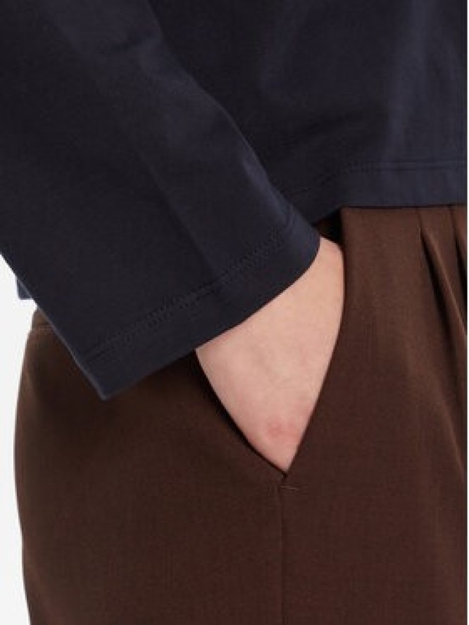 Barbour Bluzka Woodhouse LTS0686NY73 Granatowy Regular Fit