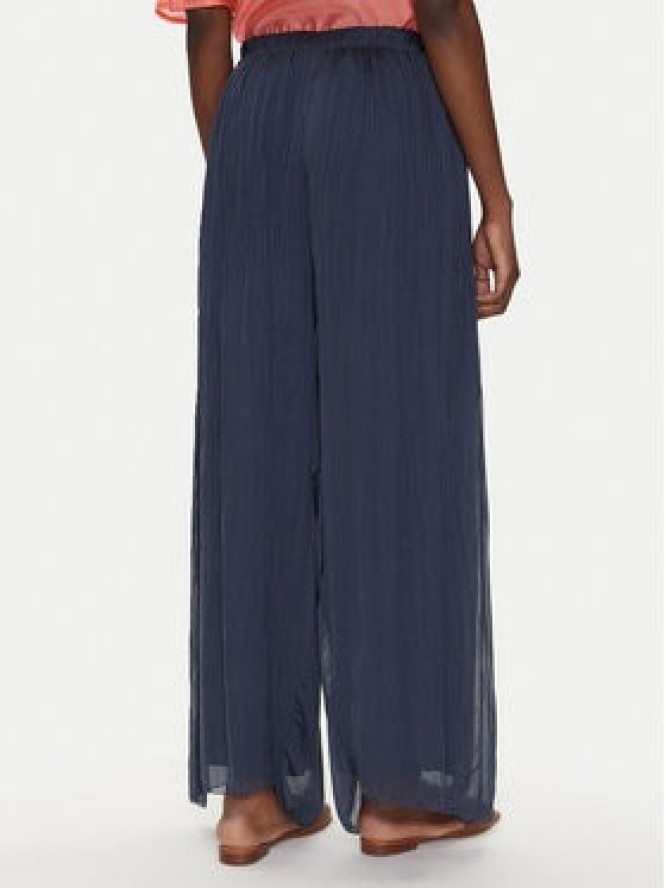 Bomboogie Spodnie palazzo PW8992TSET5 Granatowy Relaxed Fit