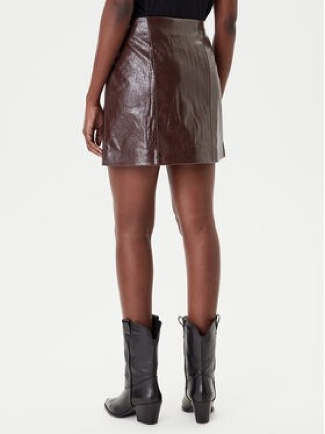 HUGO Spódnica z imitacji skóry Ralitte-1 50544832 Brązowy Slim Fit