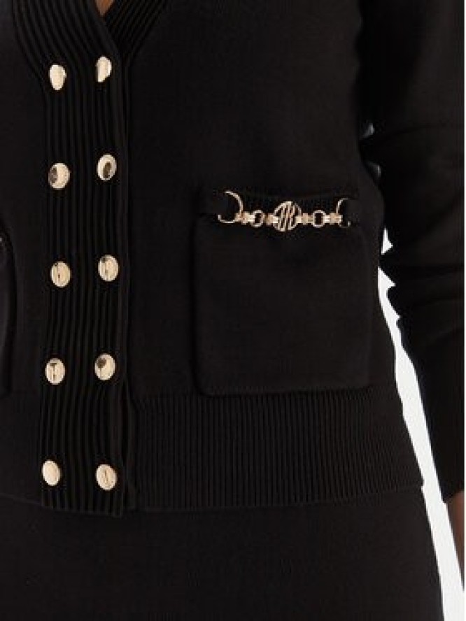 Fracomina Kardigan FR25WT8010K55601 Czarny Regular Fit