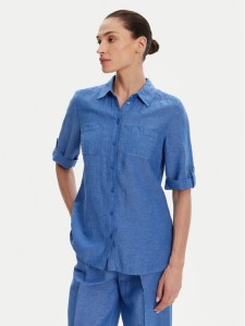 Olsen Koszula 12002121 Niebieski Regular Fit