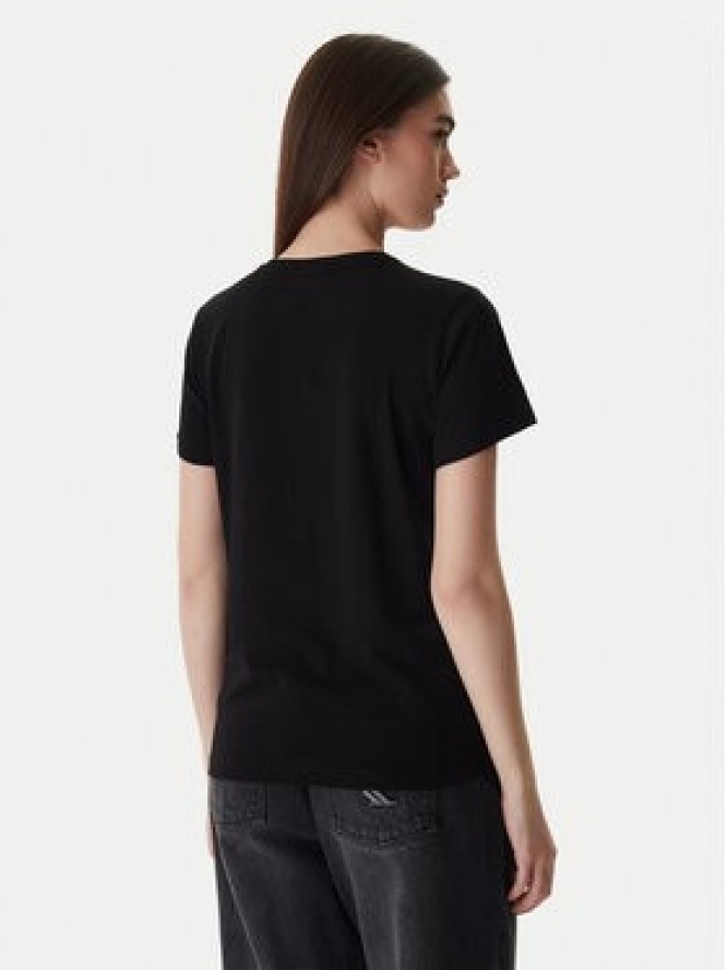 Guess Jeans T-Shirt W4YI10 J1314 Czarny Regular Fit