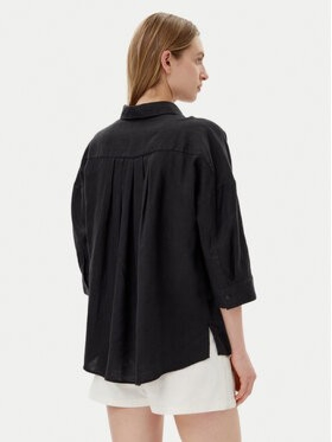 Tommy Hilfiger Koszula WW0WW46169 Czarny Loose Fit