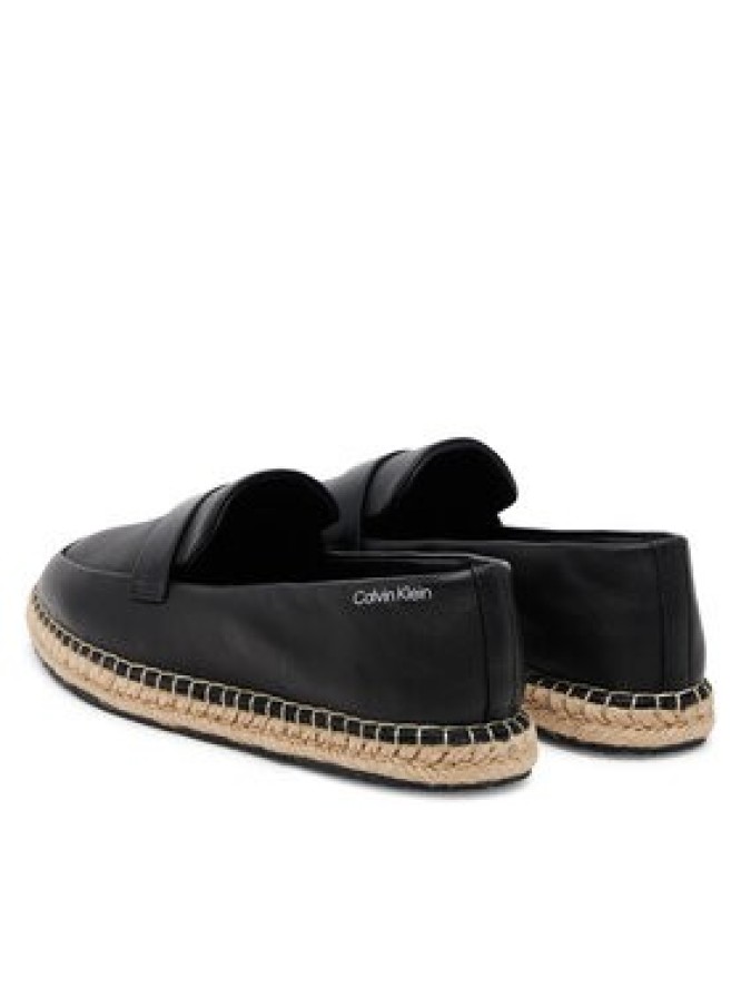 Calvin Klein Espadryle Espadrille W/Ck Hw - Lth HW0HW02390 Czarny