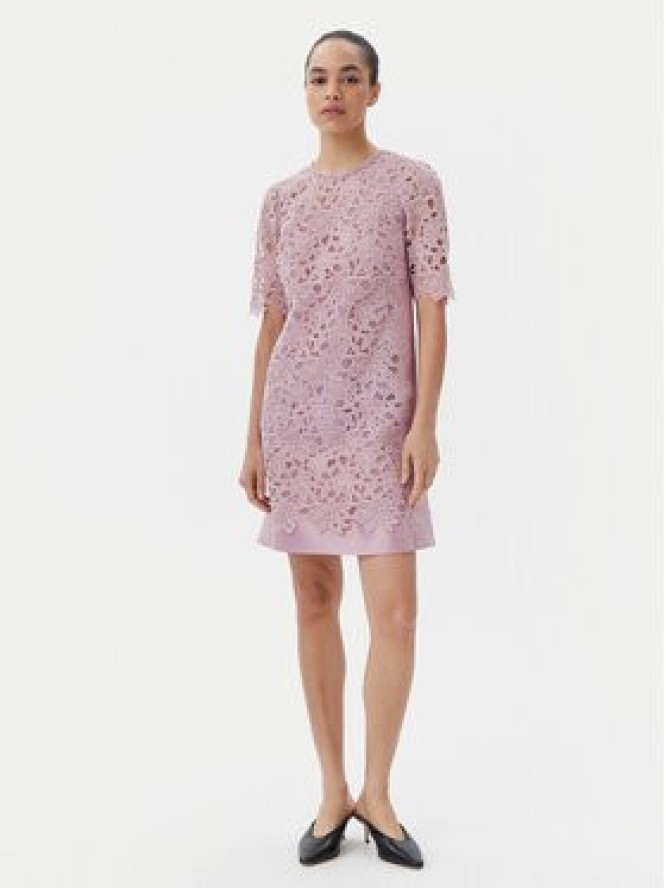 Luisa Spagnoli Sukienka koktajlowa Pendice 541767 Fioletowy Regular Fit