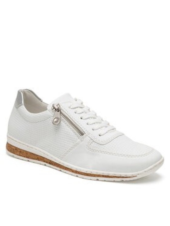 Rieker Półbuty N5127-80 Biały