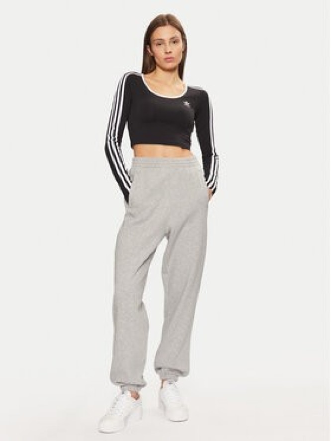 adidas Spodnie dresowe Essentials Fleece IY9638 Szary Loose Fit