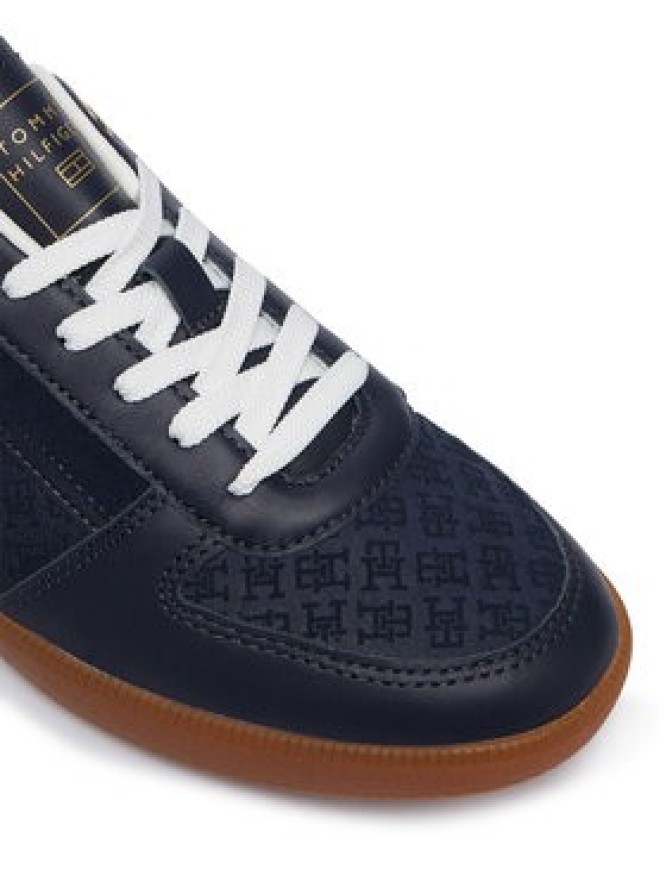Tommy Hilfiger Sneakersy Th Tribeca Sneaker Monogram FW0FW09691 Granatowy