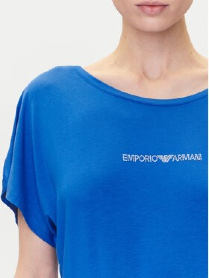 Emporio Armani Sukienka codzienna EW000783 AF12192 UA012 Niebieski Regular Fit