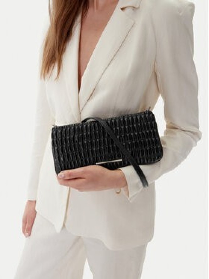 Calvin Klein Jeans Torebka Rouched Zip Top Bag LV04K3090G Czarny