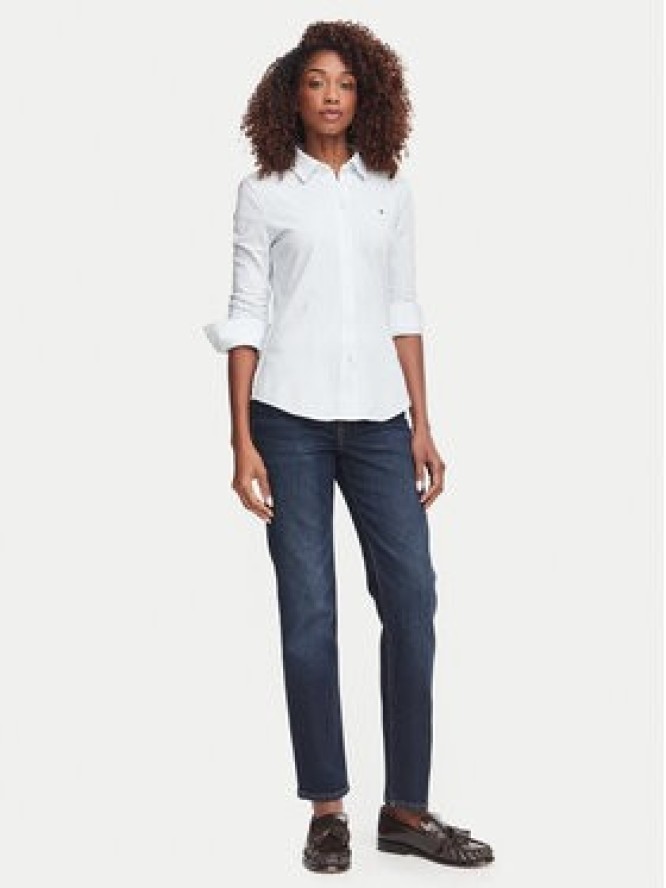 Tommy Hilfiger Jeansy Harlow WW0WW52184 Granatowy Slim Fit