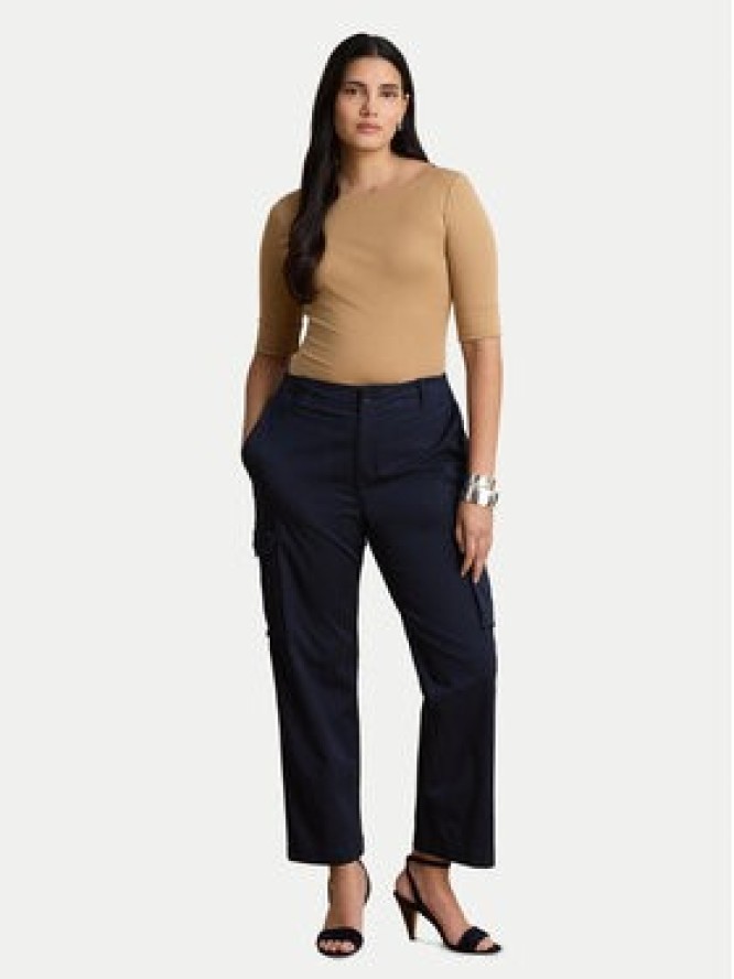 LAUREN RALPH LAUREN Bluzka 200654963504 Beżowy ciemny Slim Fit