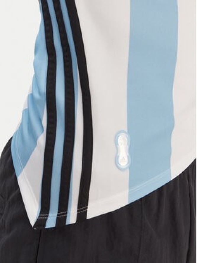 adidas Top Argentina KE2295 Błękitny Slim Fit