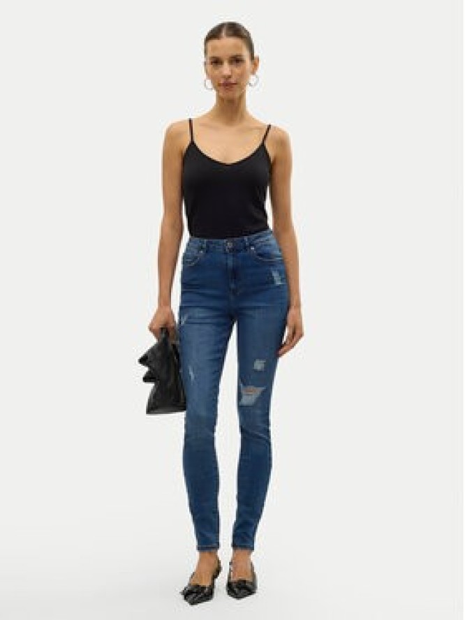 Vero Moda Top My Soft 10152911 Czarny Regular Fit