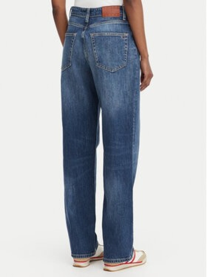 Tommy Jeans Jeansy Layla High Rise DW0DW23157 Niebieski Straight Leg