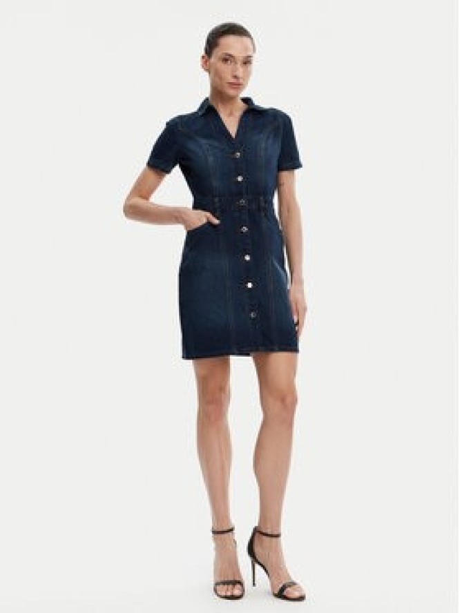 Morgan Sukienka jeansowa 241-ROGLA Niebieski Regular Fit