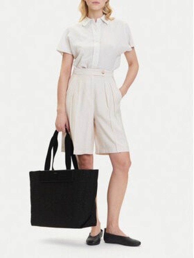 Calvin Klein Torebka Ck Raffia Large Shopper K60K613025 Czarny