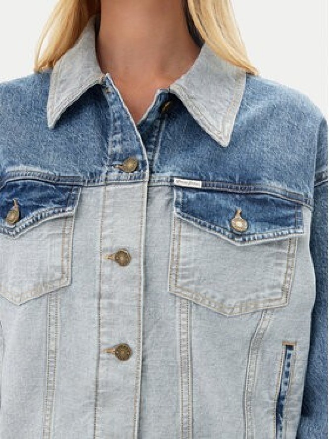 Guess Jeans Kurtka jeansowa W5YN56 D5M56 Niebieski Regular Fit