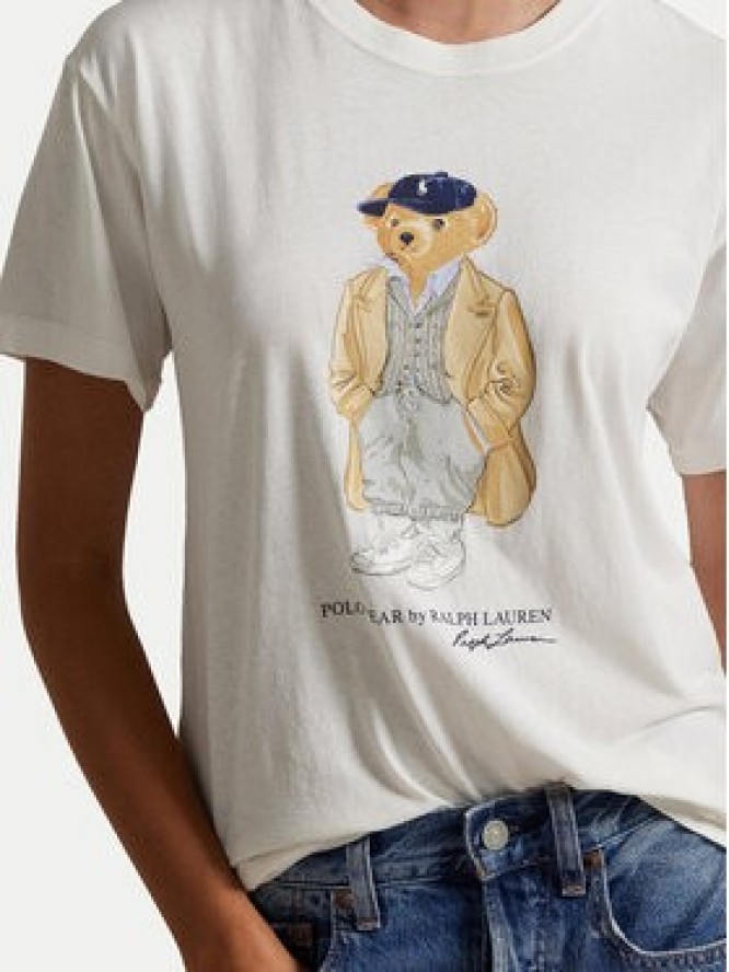 Polo Ralph Lauren T-Shirt 211971752001 Biały Straight Fit