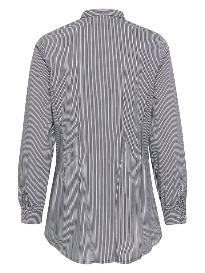 CULTURE Bluzka "Jink" w kolorze granatowo-białym rozmiar: S