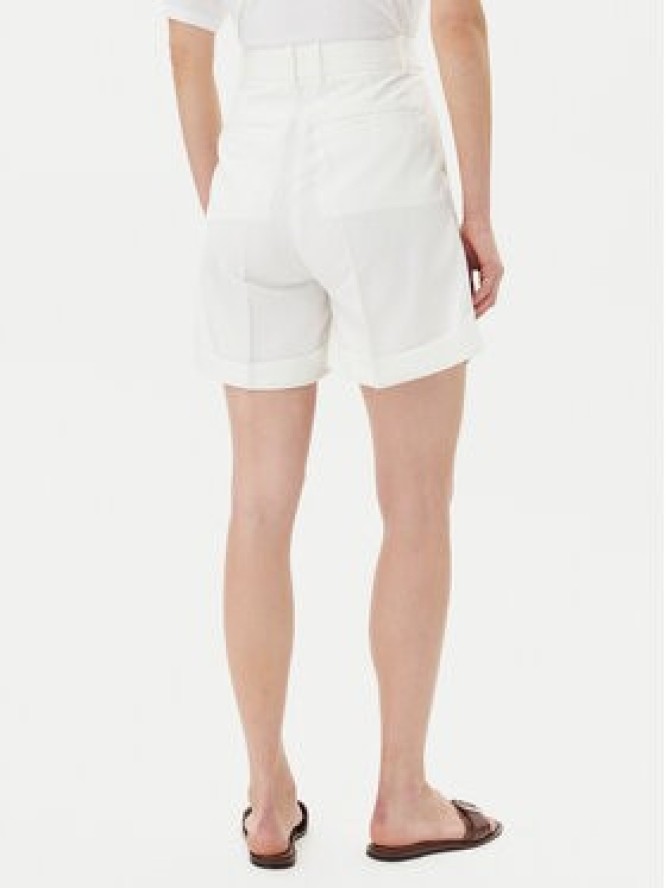 Tommy Hilfiger Szorty materiałowe WW0WW47213 Écru Regular Fit