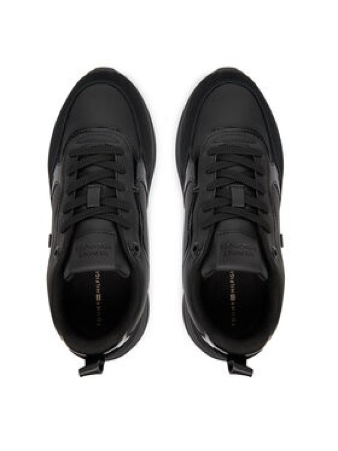 Tommy Hilfiger Sneakersy Chunky Runner Patent FW0FW08840 Czarny